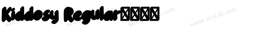 Kiddosy Regular字体转换